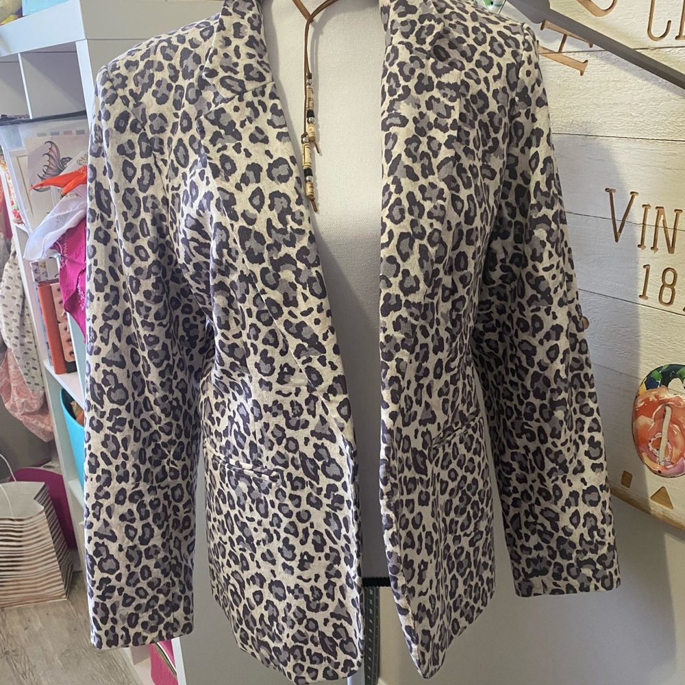Animal print jacket